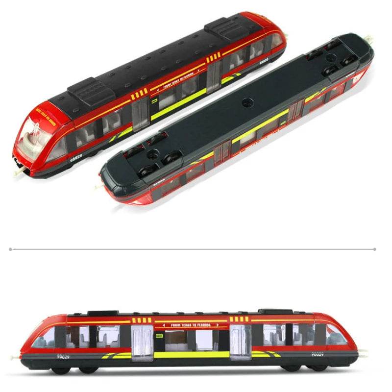 Simulation Alloy Metal High Speed Rail Diecast Train Toy Model Educational Toys Boys Children Train Alloy Model Car Toys Gift - AIAZ