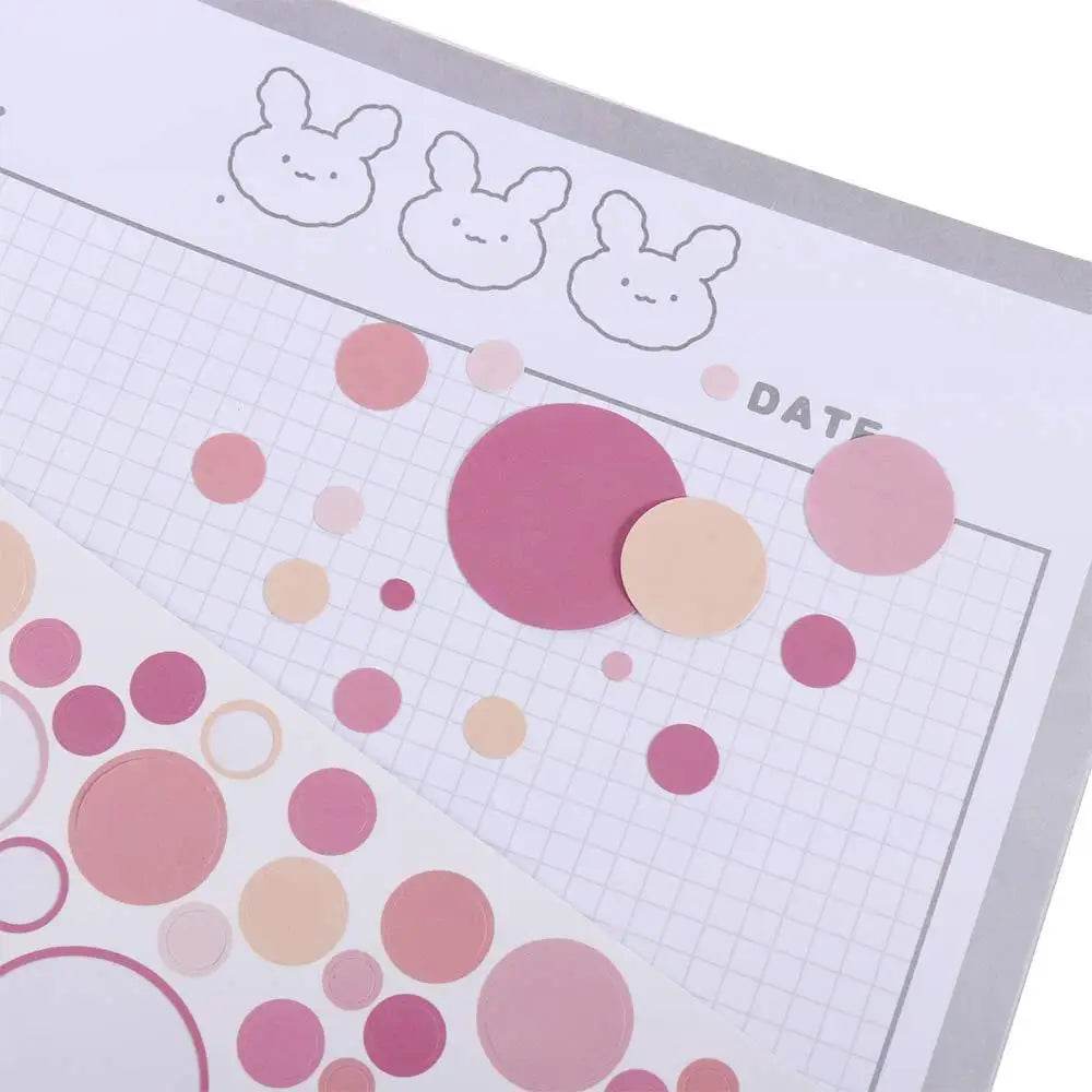 School Supplies Planner Album Self-adhesive Decorative Decals Label Stickers Stationery Stickers Diary Scrapbooking Stickers - AIAZ