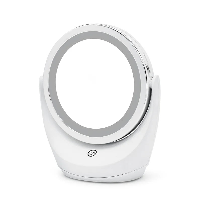 Xiaomi Youpin Mirror 1X-5X Magnification 360 Degree Rotation Portable Double Sided Desktop Intelligent With Light Makeup Mirror