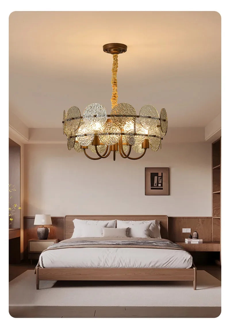 TEMOU Contemporary Restaurant Pendant Lamp French Retro Bedroom Study Villa Hotel Rooms Bar Counter Cafe  Aisle Light