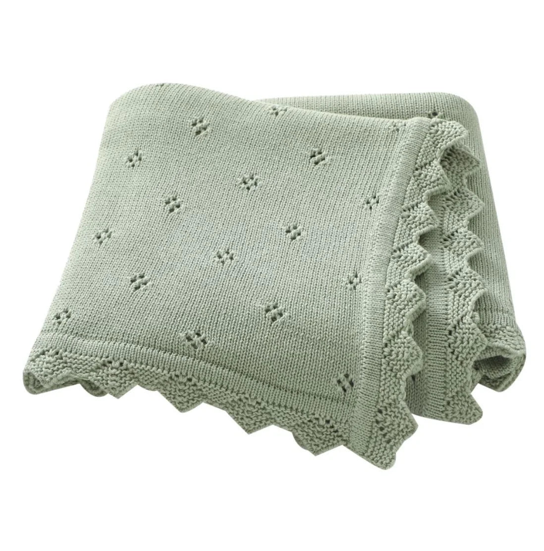 Knitted Baby Blanket Newborn Swaddle Wrap Blankets For Boys Girls 100% Cotton Soft Infant Receiving Blanket Crib Quilt Stuff