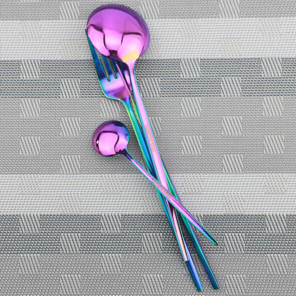 24Pcs Stainless Steel Dinnerware Set Kitchen Fork Spoon Knife Dinner Cutlery Set White Silver Western Flatware Tableware Set