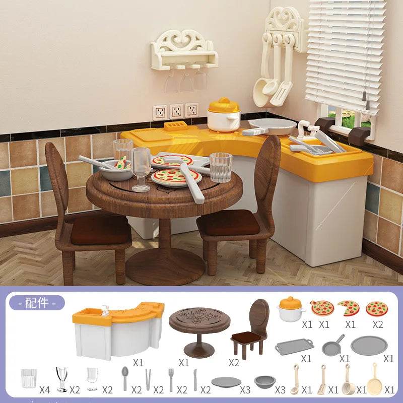 mini supermarket shopping games dollhouse furniture accessories Intellectual education toys for kid family interaction toys - AIAZ