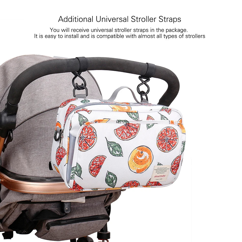 Women Multi-functional Messenger Bags Outdoor Waterproof Stroller Hanging Bag Baby Diaper Bags Adult Casual Cartoon Shoulder Bag