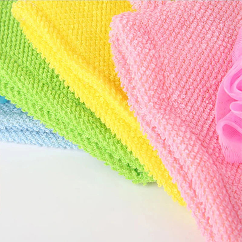 Cartoon Baby Bath Brushes Shower Wash Cloth Towels Soft Fabric Strong Water Absorption Cute Animals Style Kids Care Accessories