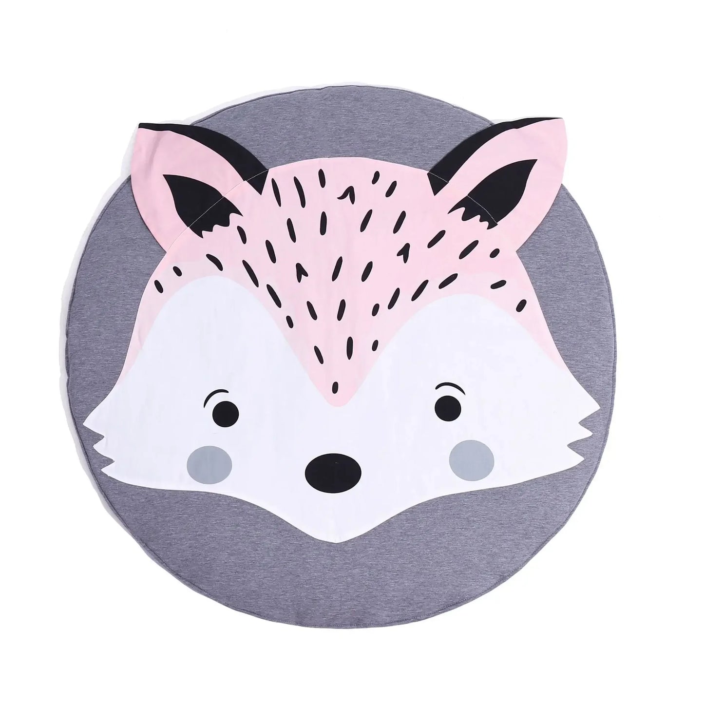 Cartoon Animals Baby Play Mats Pad Toddler Kids Crawling Blanket Round Carpet Rug Toys Mat For Children Room Decor Photo Props