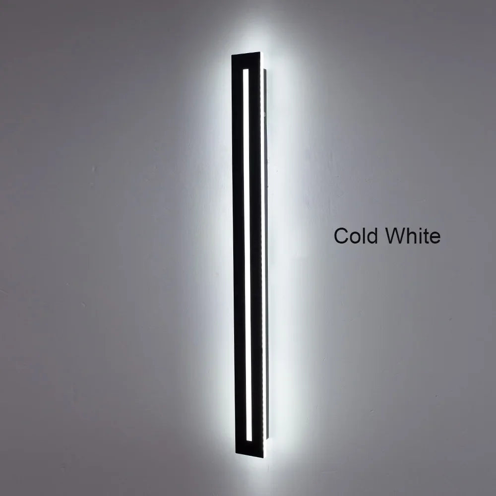 Waterproof IP65LED long wall lamp garden lamp decorative outdoor lighting AC85-265V wall lamp Shoaire exterior wall lamp