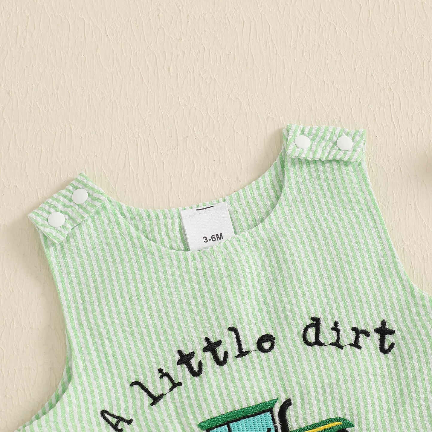 Citgeett Summer Infant Baby Boys Romper Casual Embroidery Striped Sleeveless Jumpsuit Cute Clothes