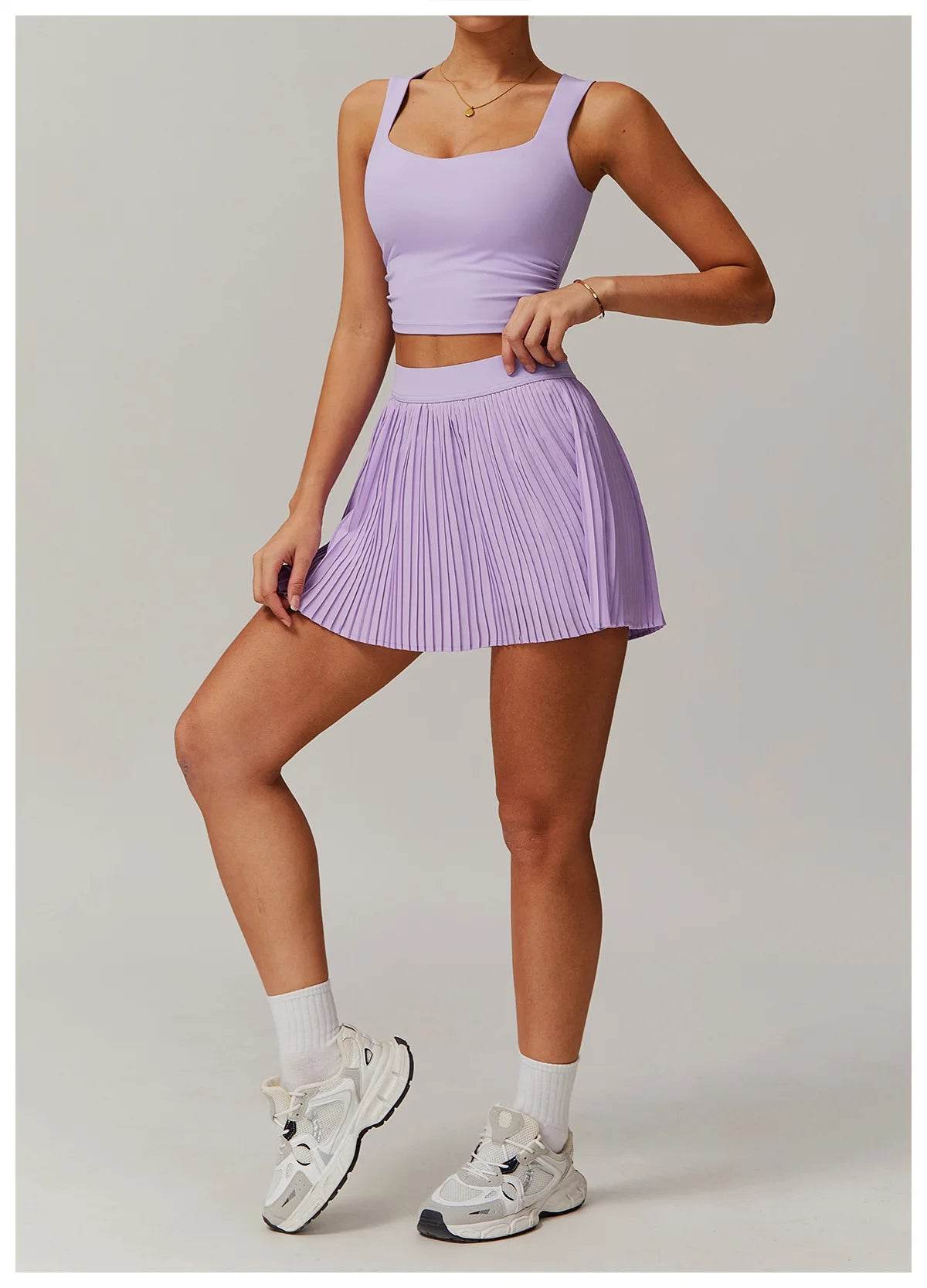 Yoga Sets Workout Sets for Women 2 Pieces Gym Suits Long Sleeved Outfits Zipper Fitness Jacket Running Short Skirt Sportswear - AIAZ