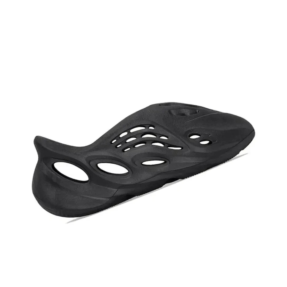 Adidas Originals Yeezy Foam Runner Men and Women "Onyx" EVA Slippers Anti-slip Waterproof and Dirty Resistant Practical Sneakers