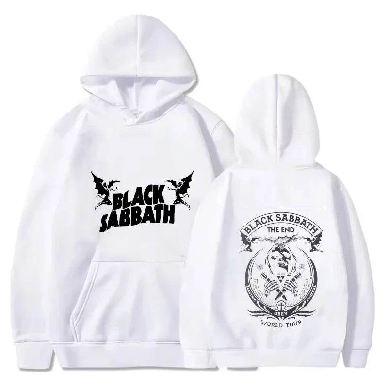Fall Hoodie Sabbath Men's Vintage Rock Women's Casual Print Heavy Metal Band Album Concert Sabbath Music Black Sabbath Sweater - AIAZ