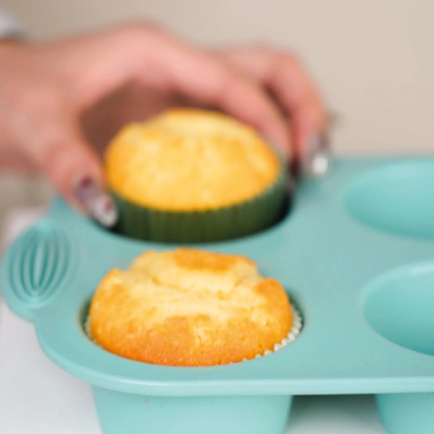 Silicone Cake Mold Pan 6 Cup Baking Tray Non-Stick Muffin Mould Cupcake Baking for Cakes Biscuit DIY Cake Kitchen Accessories