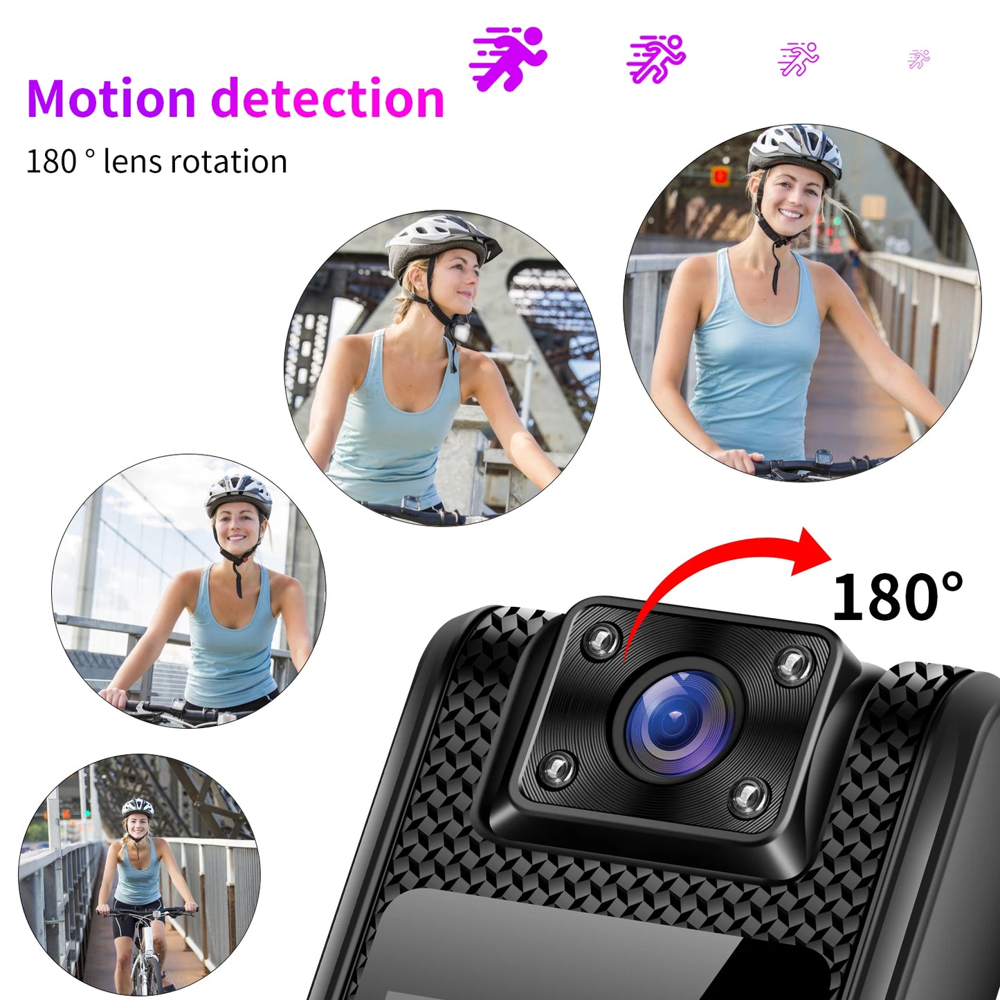 Portable 4K Mini Camera Digital Video Recorder With WiFi Worn Police Small Body Cam Infrared Night Vision Sports DV Camcorders