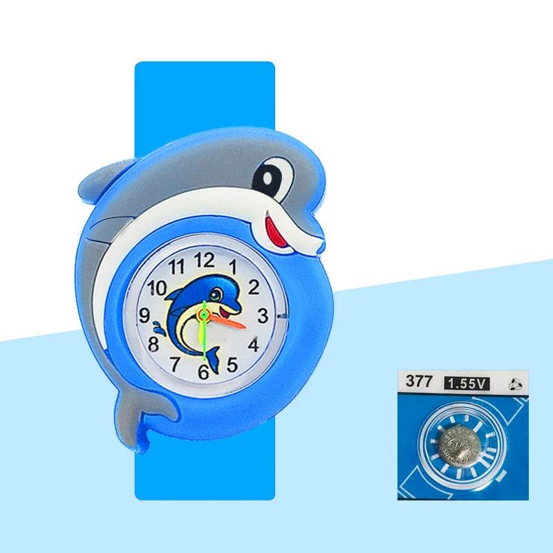 Baby Birthday Gift Children Toys Watches Cartoon Animal Dial Bracelet Kids Watches for Boy Girl 2-15 Years Old Child Clock - AIAZ