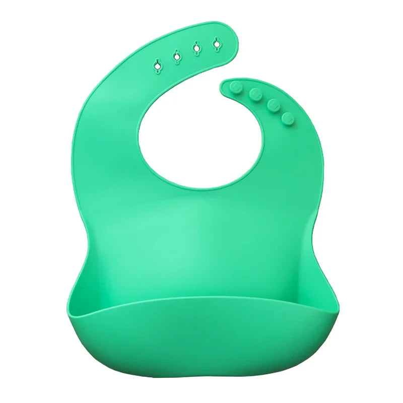 1PC Baby Lunch Apron Toddler Silicone Bibs Baby Kids Girl Boys Waterproof Saliva Cartoon Feeding Bib baby Silicone Bib Aprons