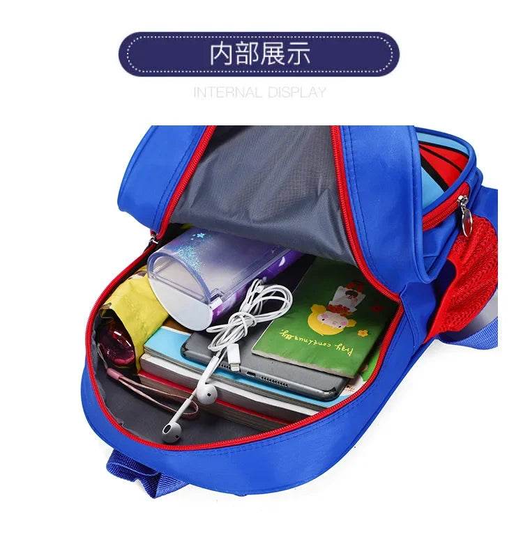 New Children School Bag Boys Girls Spider Man Cartoon Kindergarten Schoolbags Kids Orthopedic Backpacks 4-13 Year - AIAZ