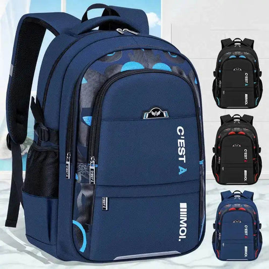 New Children School Bags Kids Backpack In Primary Schoolbag For Teenager Boys Waterproof Backpacks Book Bag - AIAZ