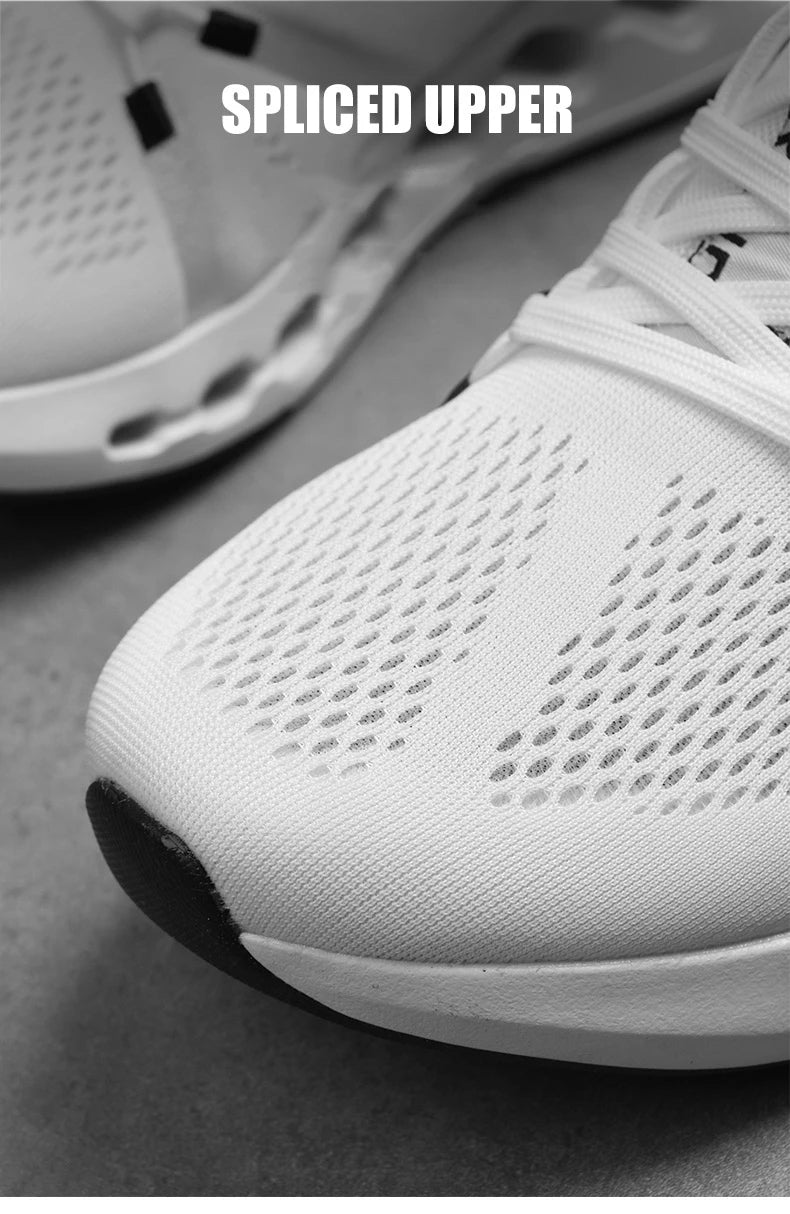 Men's Running Shoes Breathable Lightweight Shock Absorption Athletic Gym Training Sneakers Non-Slip Comfortable Sports Shoes