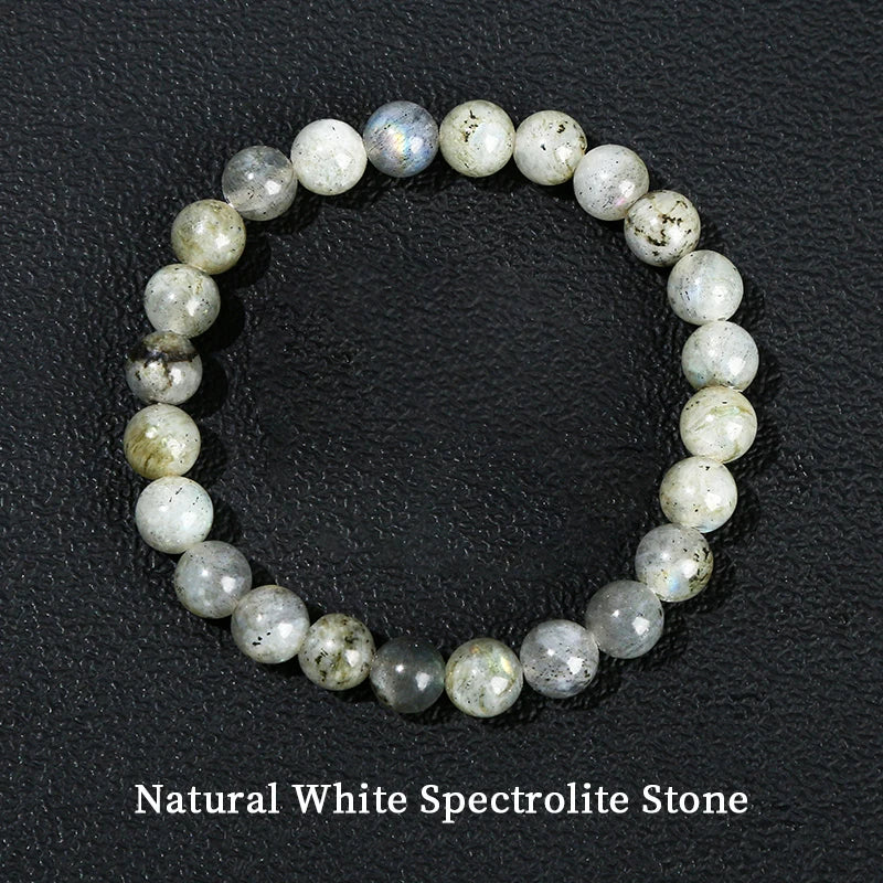 JD Natural Stone Lapis Lazuli Rock Quartz Amethyst Beads Bracelet for Women Men Reiki Healing Strand Bracelet Energy Jewelry