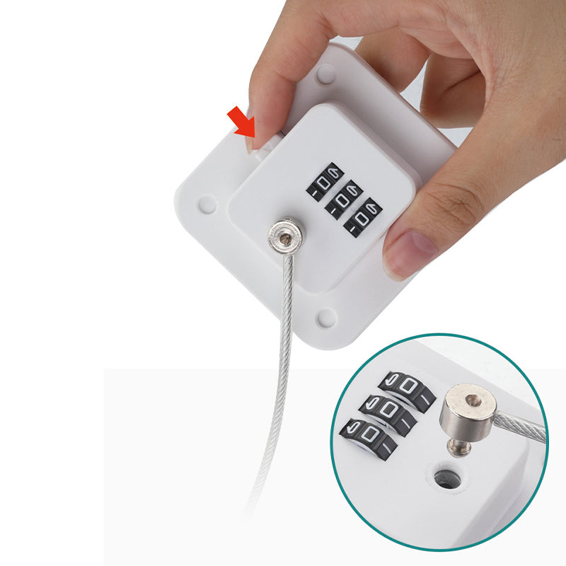 High-end Fridge Lock, Keep Your Food and Kids Safe with Our Refrigerator Lock - No Keys Needed, Combination Lock for Fridge, Pan
