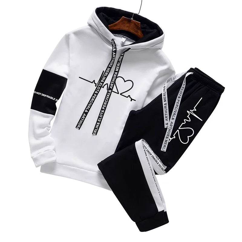Hoodies Sportswear Sweatshirts for Men Comfortable Autumn Winter Sports Casual Fashion Versatile Sweatpants Daily Dressing Men's - AIAZ