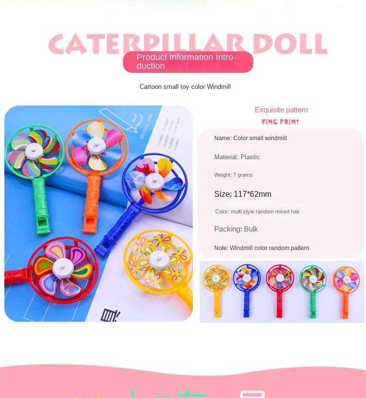 10-30 Pcs Kids Party Favors Bulk Toys Gift Kids Whistle Windmill Toy Pinata Stuffing Carnival Prizes Boys Girls Birthday Gifts - AIAZ