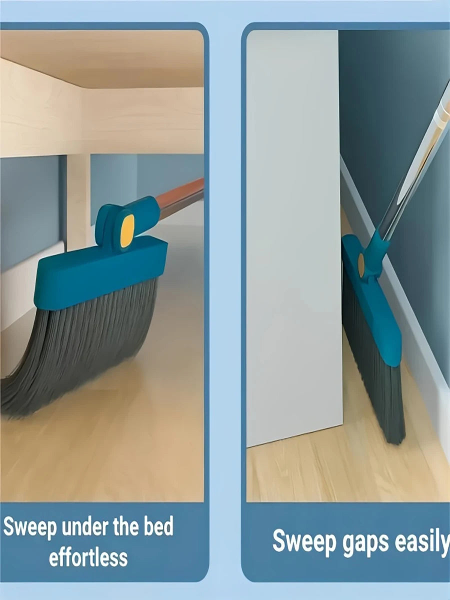 Foldable Household Broom And Dustpan Set Durable Sweeping Tools with Long Handle for Home Office School Dorm - Cleaning Set