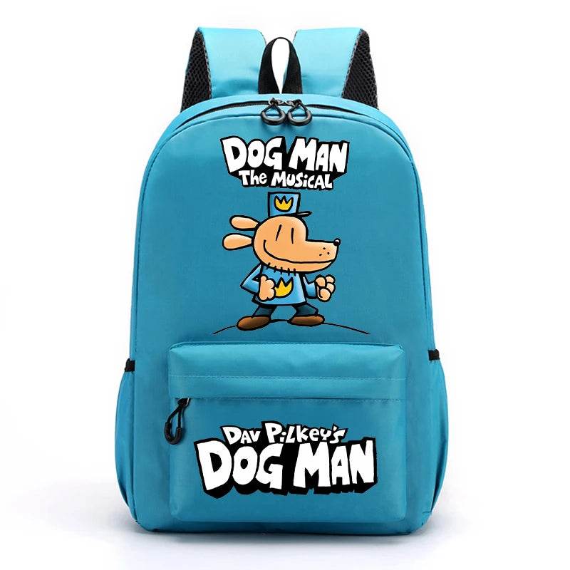 New Dog Man Kids Backpacks Boys Large-capacity School Backpack Cute Cartoon School Bags Children School Supplies Birthday Gifts - AIAZ