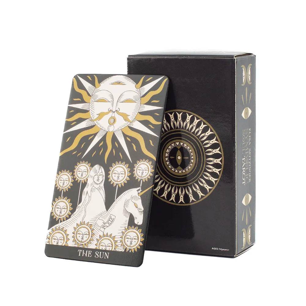 78 Card Deck Kitten Tarot Oracle Card Fate Divination Leisure Entertainment Family gatherings Tarot Card Game - AIAZ