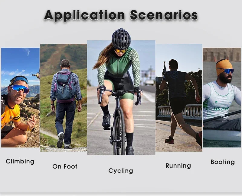 SCVCN Men Bike Photochromic Glasses Cycling Sunglasses for Women Sports Running MTB Biking Eyewear Road Mountain Bicycle Goggle