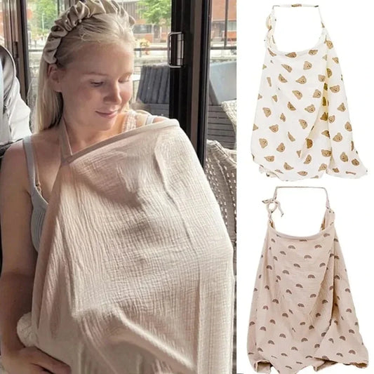 Mother Outing Breastfeeding Cover Double-layer Cotton Baby Feeding Nursing Covers Privacy Breastfeeding Apron Stroller Blanket