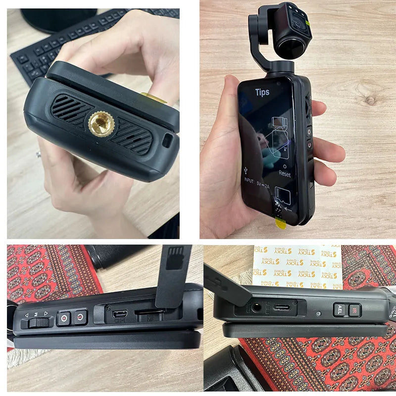 ORDRO M5 Action Camera 4k Handheld Pocket Digital Camcorder 3-axis Gimbal Stabilization IR Night Vision Vlog Videos Camara