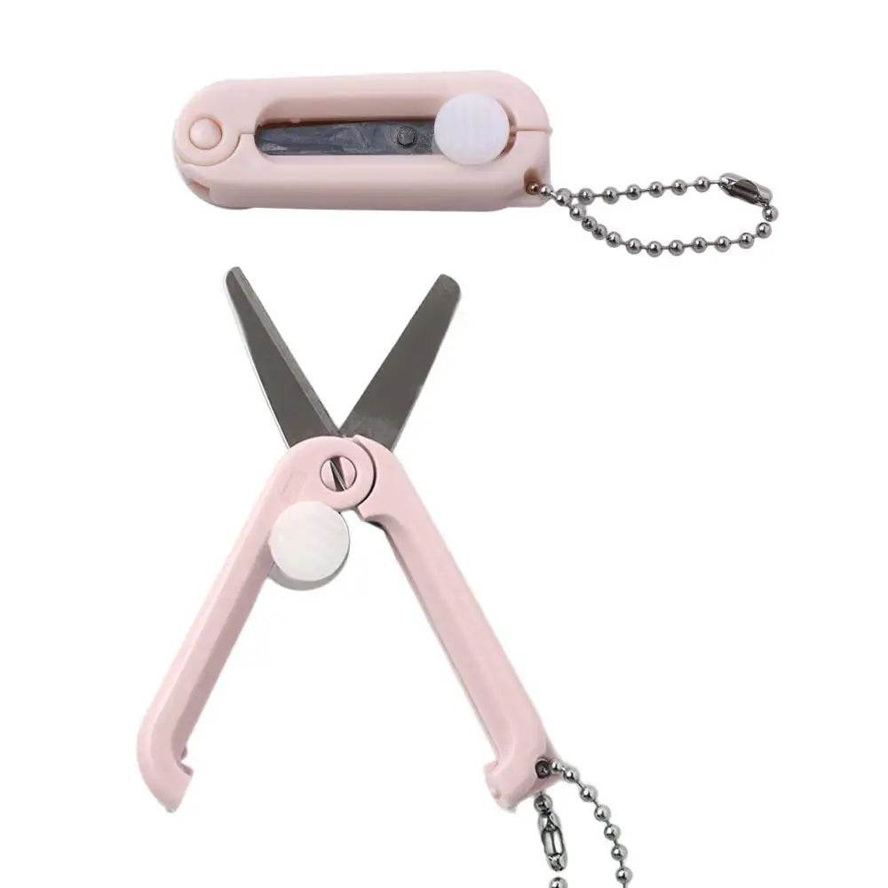 School Supplies Cutting Tools Office Supplies Art Tool Stationery Folding Scissors Scissors Adjustable Stainless Steel Scissors - AIAZ