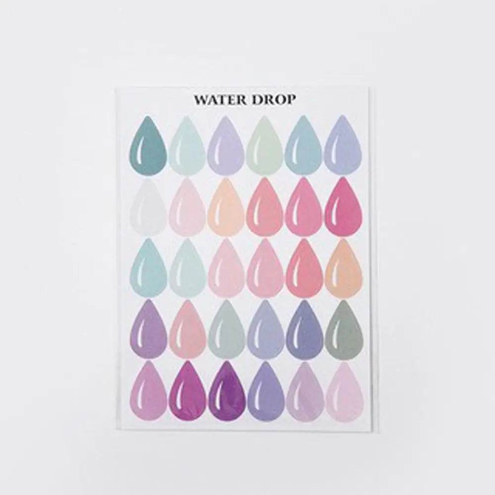 School Supplies Planner Album Self-adhesive Decorative Decals Label Stickers Stationery Stickers Diary Scrapbooking Stickers - AIAZ