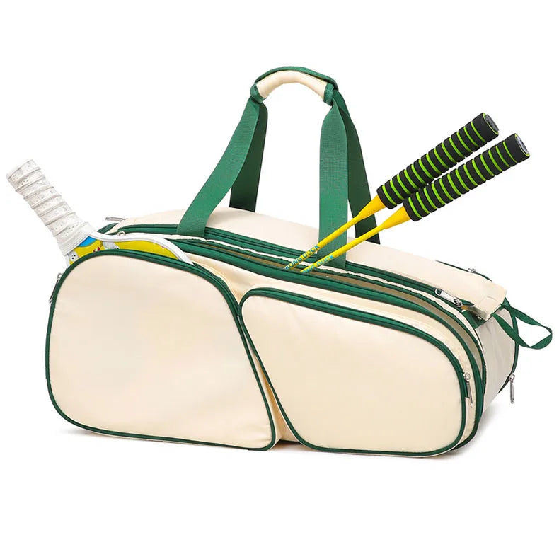 Badminton Tennis Rackets Backpack Large Capacity Gym Fitness Sports Training Shoulder Bag Shoes Pocket Outdoor Luggage Handbag