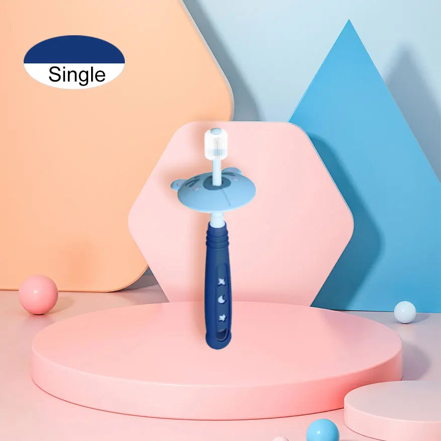 360 Degree Baby Children Toothbrush 1-6 Years Child Toothbrush Soft Baby Silicone Teether Brush Kids Teeth Oral Care Cleaning