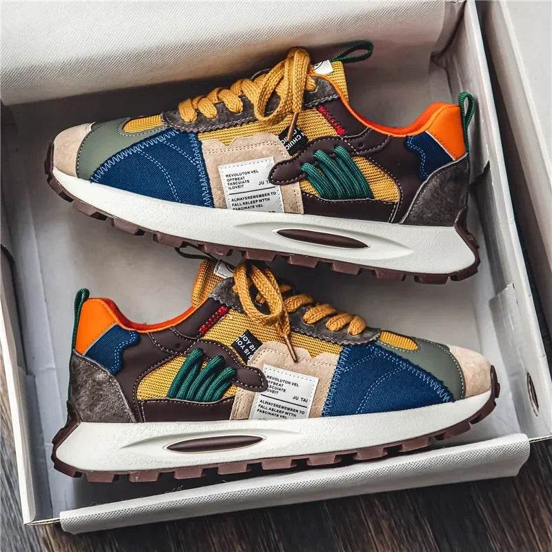 Men's Sports Shoes Male Casual Shoe platform Wear-resistant Shock-absorbing Anti Slip Comfortable Men Shoes Zapatillas De Hombre - AIAZ