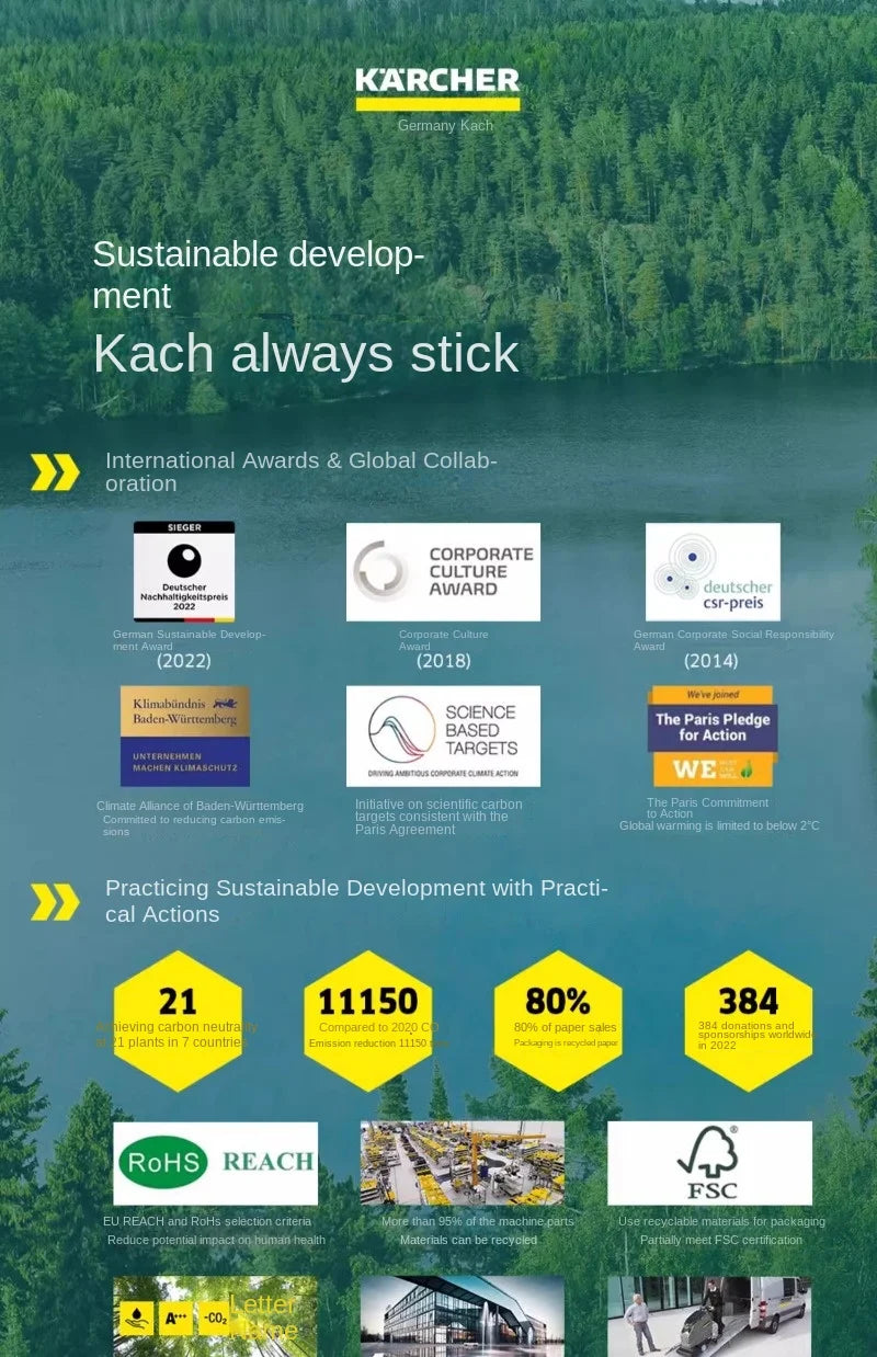 Germany karcher karcher household and commercial vacuum cleaner, bucket type wet and dry metal dust bucket NT20/1