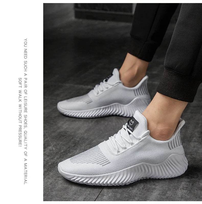 Shoes for Men Designer Men Shoes Breathable Mesh White Men's Tennis Trainers Male Casual Sneakers Zapatos Hombre Tenis Masculino - AIAZ