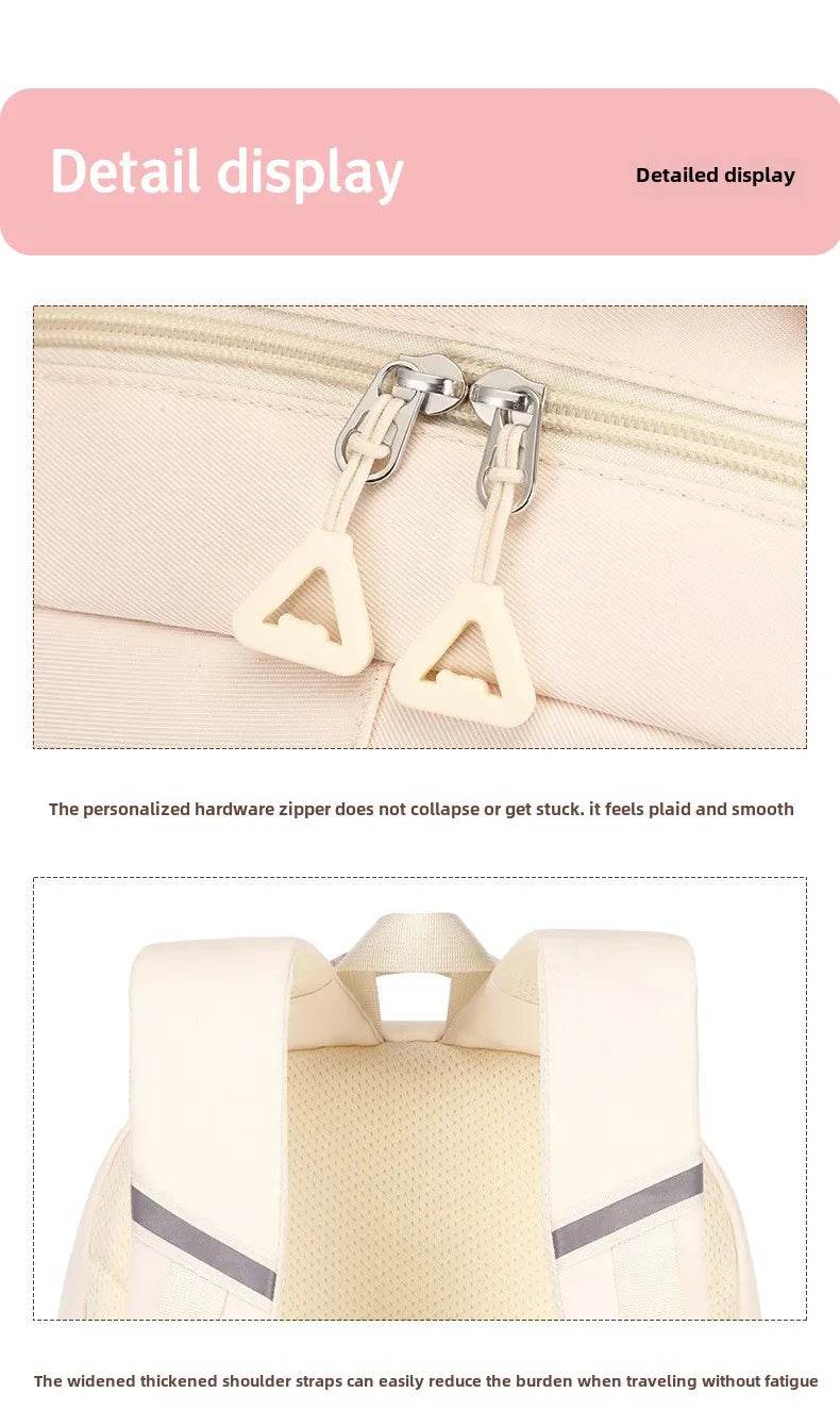 SET Backpacks for Girls School Bags Aesthetic Backpack Elementary Student Teen Girls Cute Bookbag Kids Backpack Girls mochila - AIAZ
