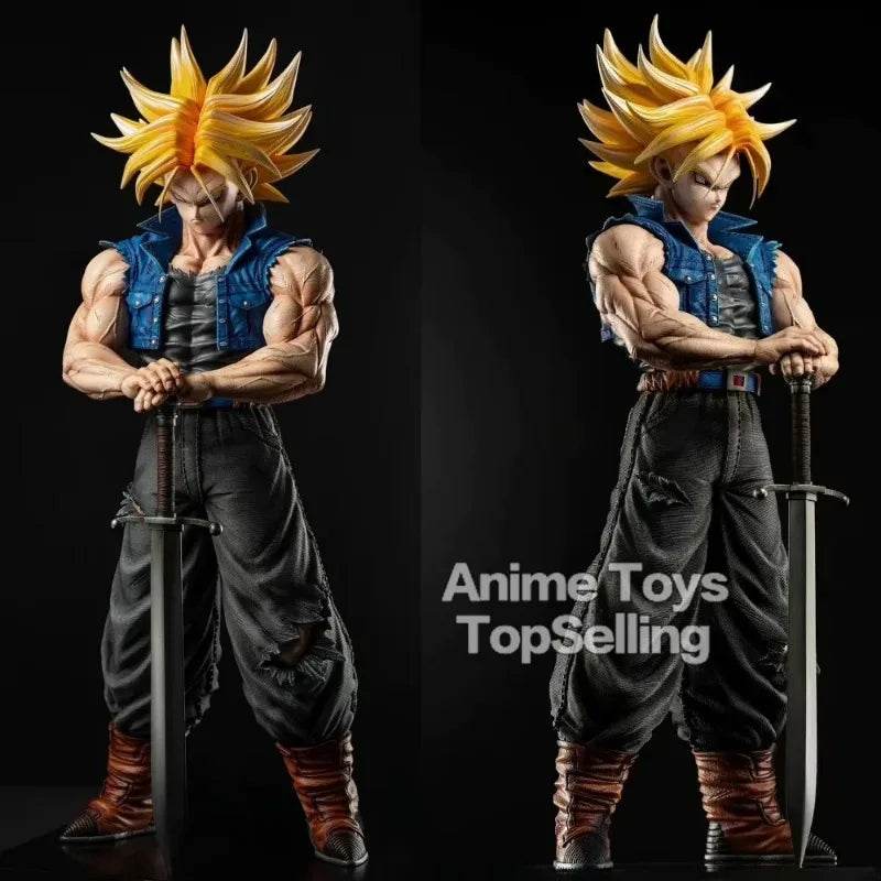 25cm/9.84in Anime Dragon Ball Z Figure Trunks Action Figures Pvc Statue Collection Model Toys for Children Gifts - AIAZ