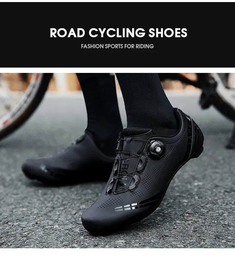 LiXingMing Cycling Shoes Road Bike Men Racing Contest Self-Locking Speed Bicycle Sneakers Women Spd Cleats Cycling Footwear