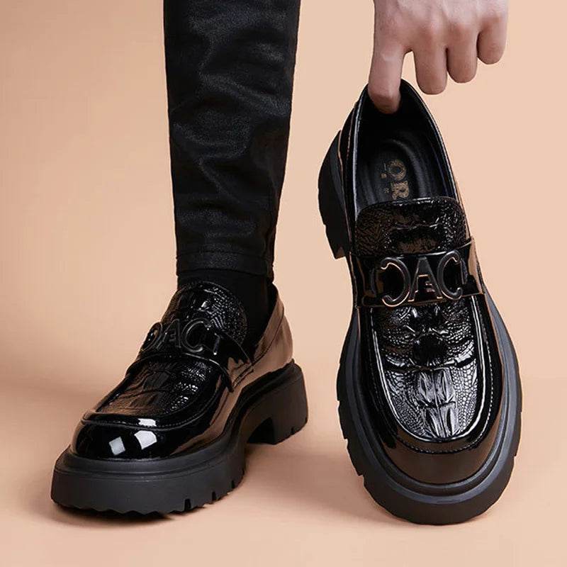 Men Business Formal Shoes Man Oxford Casual Shoes Men Brand Classic Comfortable Fashion Derby Shoes Luxury Leather Shoes - AIAZ