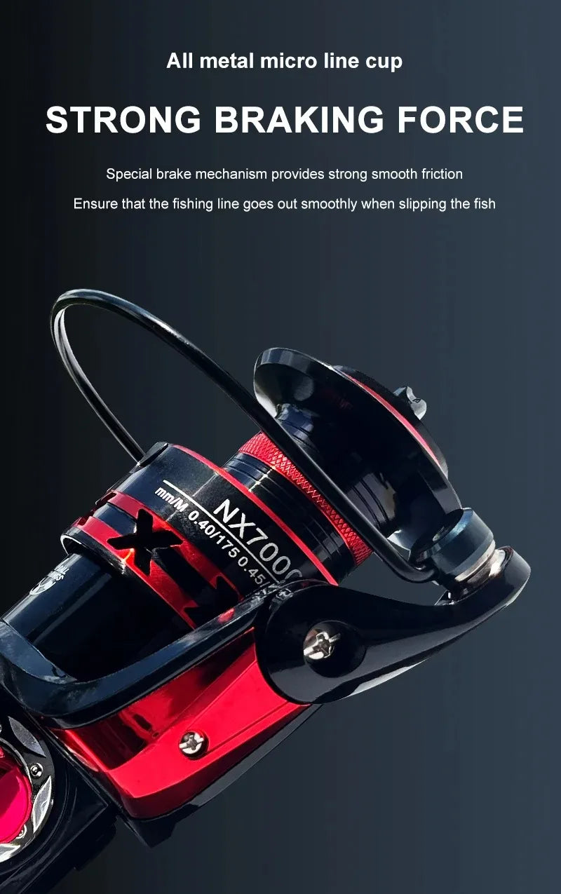 Ball Bearings 10KG Max Drag Spinning Reel Durable Metal Body Freshwater Saltwater Fishing Reel Fishing Reel