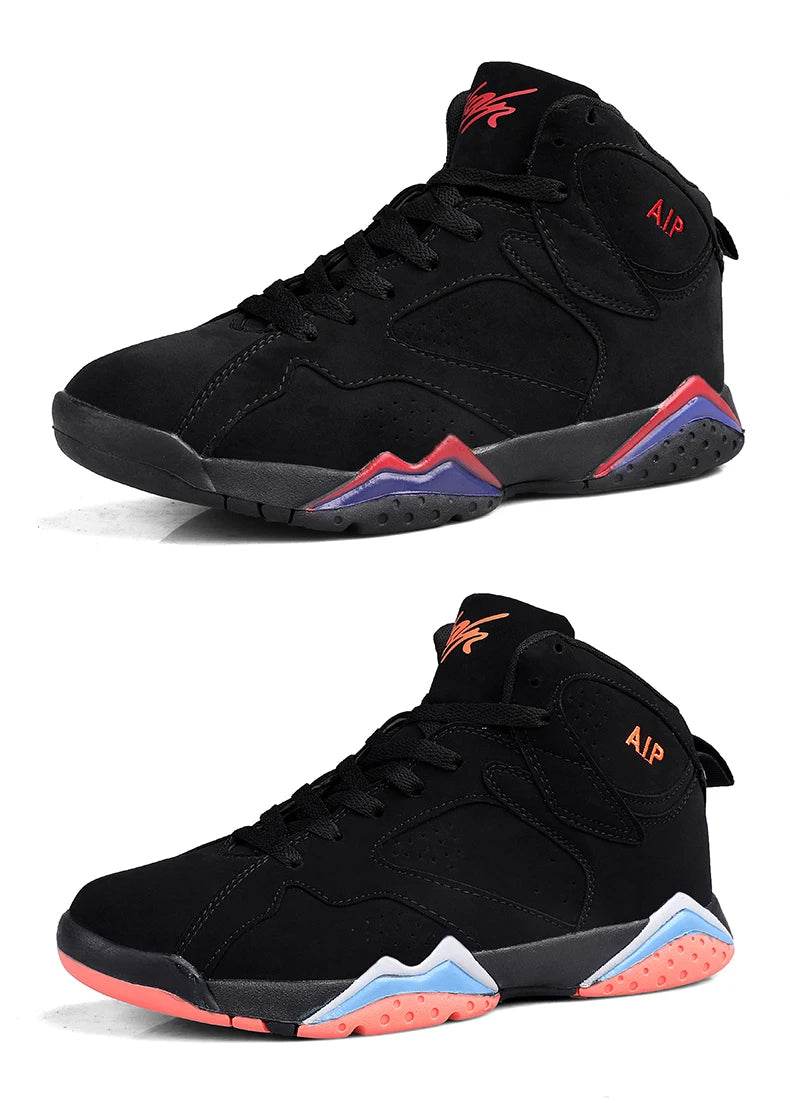 Men Basketball Shoes Fashion Non-slip Mens Casual Sneakers Man Sports High Quality Outdoor Jogging Shoes Boys Athletic Wear Traf - AIAZ