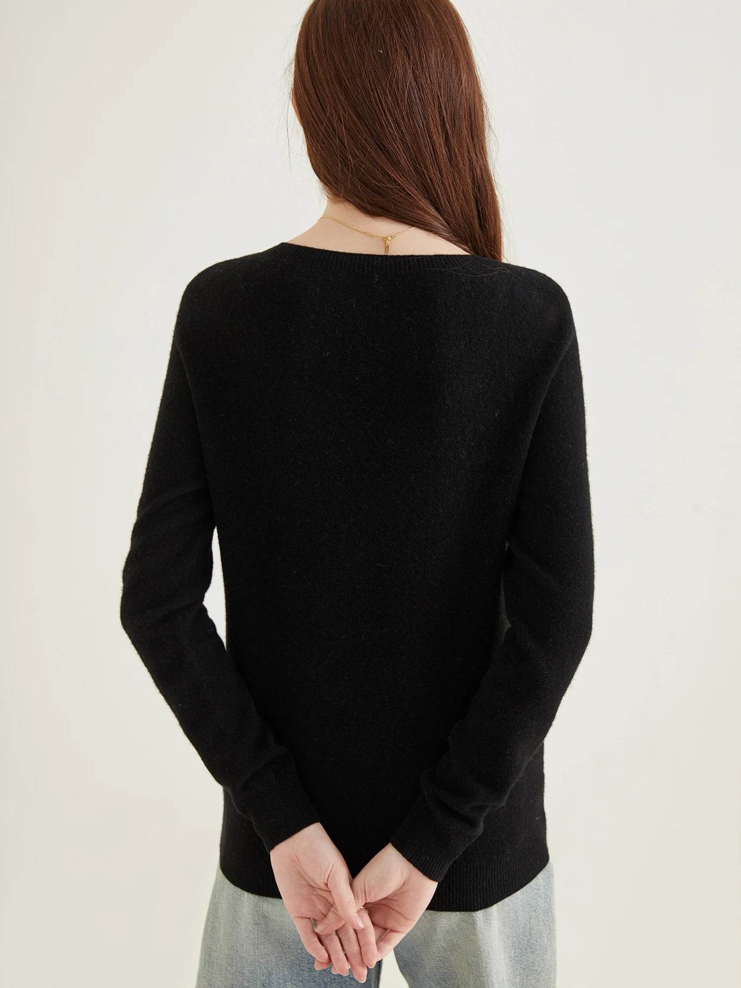 Knit Cardigan for Women Sweater Woman Long Sleeve Top 100% Wool Cardigans Sweaters Vintage Coat Knitwears Jacket Female Clothing - AIAZ