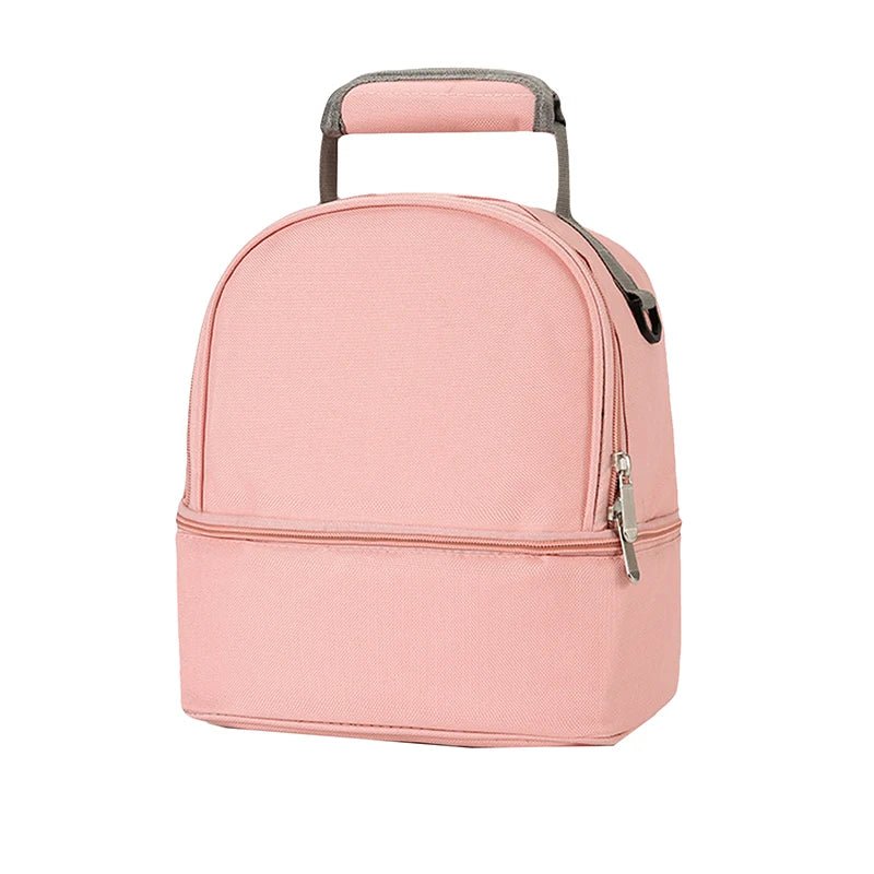 Mommy Bag Milk Storage Breast Pump Maternity Cooler Double Layer Insulation  Fresh Keeping Baby Food Backpack Feeding Bottle