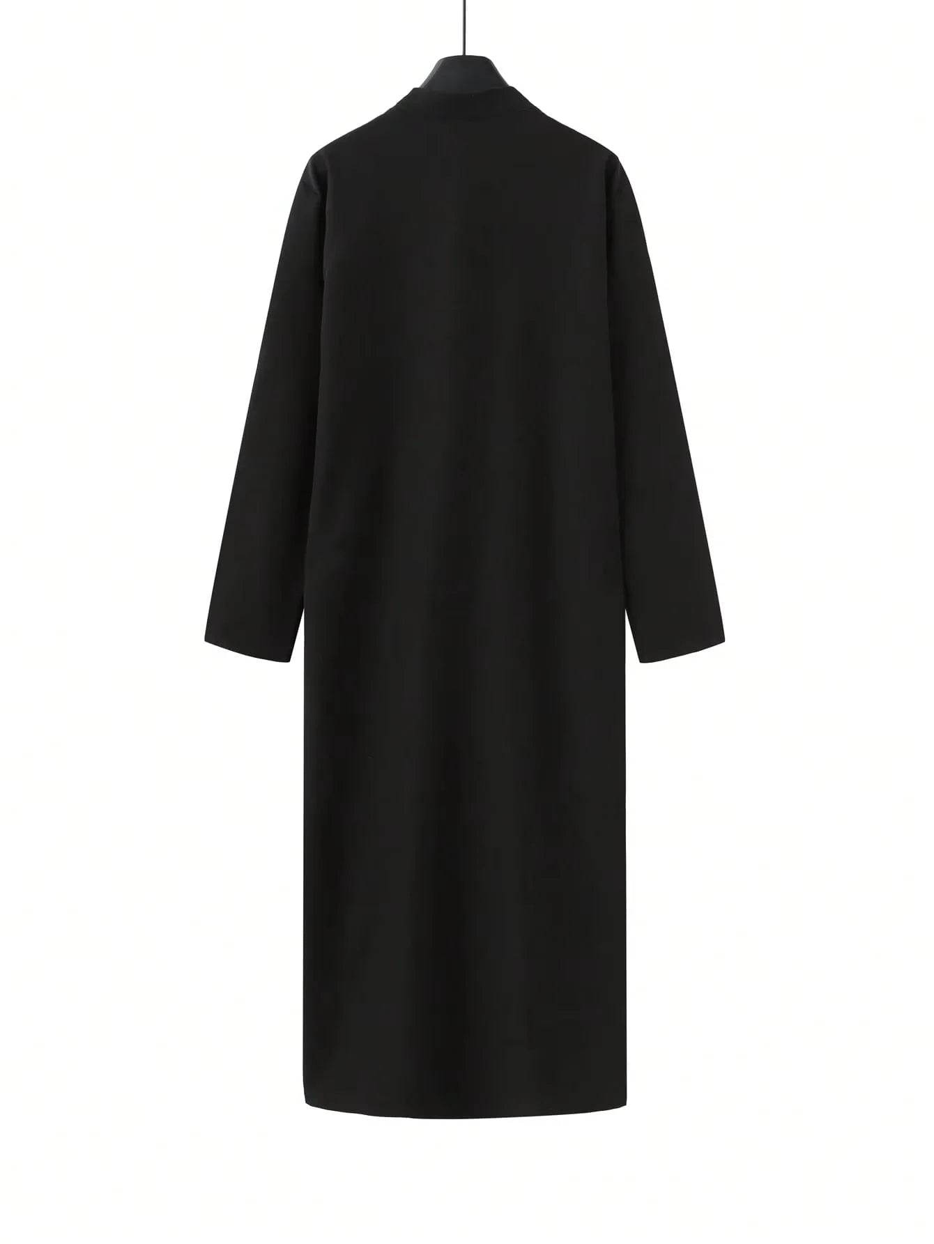 Muslim traditional men's robe, elegant and luxurious embroidered robe, casual festival Islamic men's robe - AIAZ