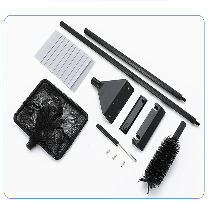 Aquarium flat sand algae removal dual-use glass Algae scraper stainless steel household cleaning to tools Fish tank accessories