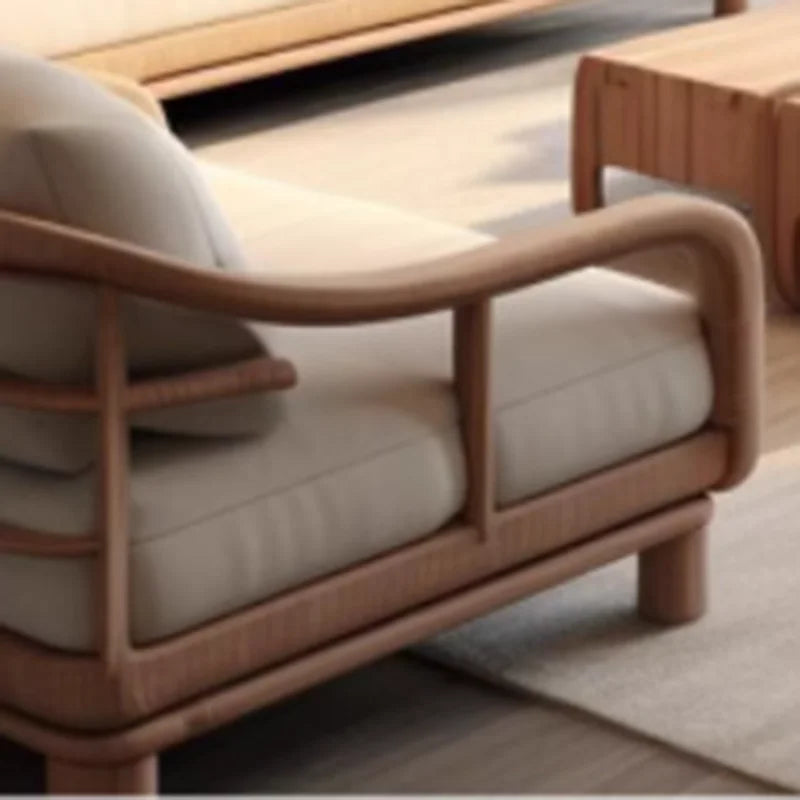 Minimalistic Wooden Sofa Stools Recliners Modern 3 Seater Lazy Living Room Couch Lounge Mini China Sofas Camas Furniture